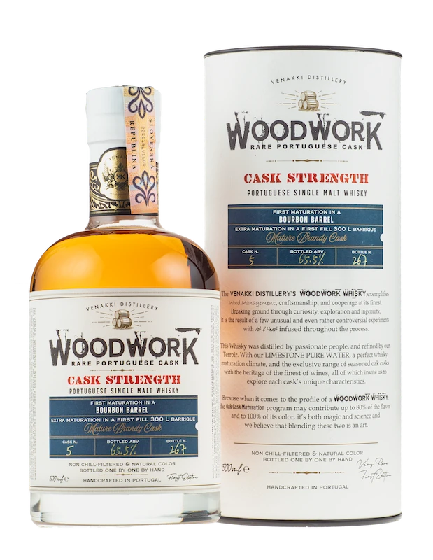 Venakki Distillery Woodwork Single Malt Whisky Mature Brandy Cask Nº 5